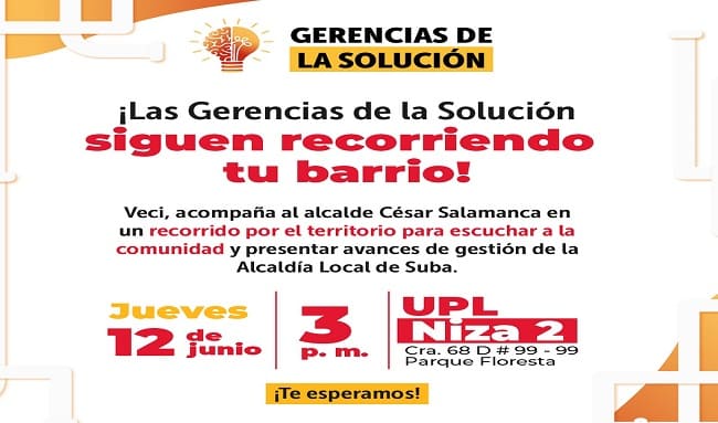 El alcalde “Veci” Salamanca recorrerá la UPL Niza 2 para escuchar a la comunidad