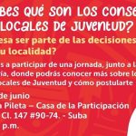 Jóvenes de Suba están invitados a transformar su localidad desde la participación