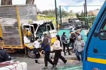 Accidente múltiple en Suba-Salitre deja varios heridos y cierre vial