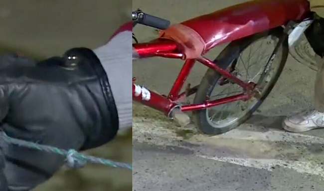 Conductores en Suba denuncian "Juego de la Muerte" por jóvenes ciclistas colgados en camiones y buses del SIPT