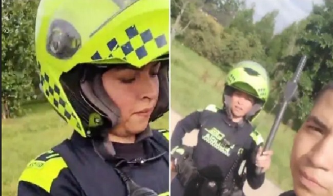 Patrullera Erika Pérez Romero que agredió a un joven en Suba es suspendida por 10 años