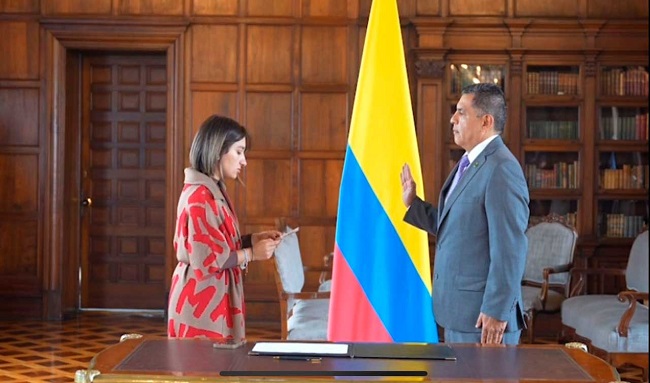 Colombia refuerza lazo diplomático con Palestina nombrando a Jorge Iván Ospina.