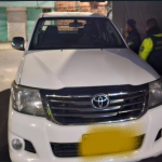 Policía recuperó una camioneta que había sido hurtada al norte de Bogotá