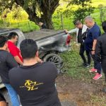 Vehículo de Juan Carlos Zarabanda Chocado en la Vía Ortega-Chaparral