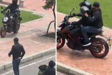 Ladrón en moto le arrebató el teléfono a una mujer en Lisboa
