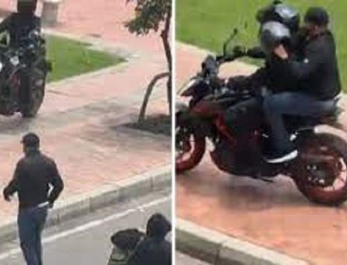Ladrón en moto le arrebató el teléfono a una mujer en Lisboa