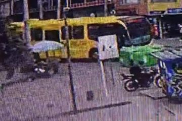 Accidente en La Gaitana: Colisión entre SITP y bicitaxi deja solo daños materiales
