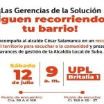 “Las soluciones se construyen en el barrio”: Alcalde local de Suba invita a recorrido en Britalia 1