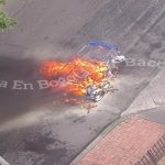 Emergencia en Mazurén: bicitaxi se incendia en plena vía y revive debate sobre transporte informal