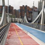 Alcalde Galán entrega puente bicipeatonal en la av. Boyacá con calle 80