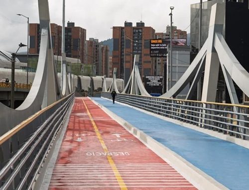 Alcalde Galán entrega puente bicipeatonal en la av. Boyacá con calle 80