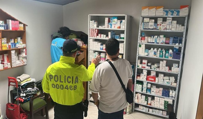 Descubren inmuebles usados para el almacenamiento y venta ilegal de medicamentos