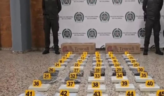 Incautaron 50 kilos de clorhidrato de cocaína en Aeropuerto El Dorado de Bogotá