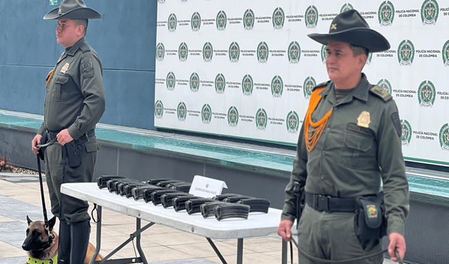 La Policía de Bogotá frustró el envío de 20 proveedores de fusil