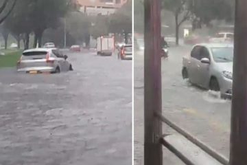 Lluvia sin tregua: calles y viviendas inundadas en Suba tras fuerte aguacero del jueves en la noche