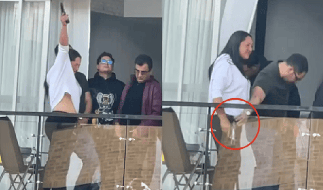 La sanción que recibiría la mujer que disparó al aire en Suba