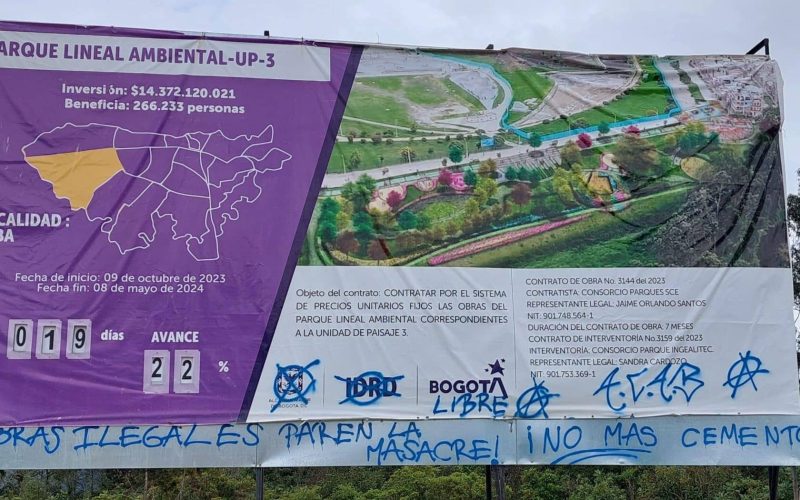 Parque Lineal del Humedal Juan Amarillo: una obra soñada que se quedó en pausa