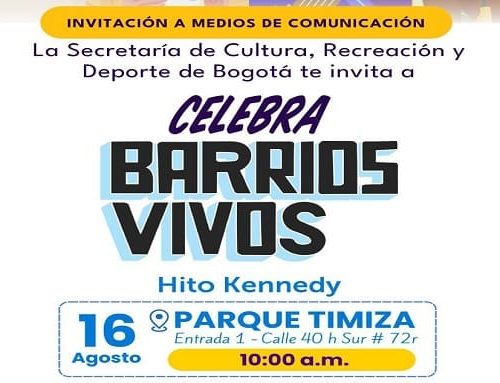 Bogotá celebra con arte y cultura en el Parque Timiza: ¡Barrios Vivos llega a Kennedy!