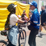 Más de 100 ciclistas participaron en la jornada de seguridad vial en Chapinero