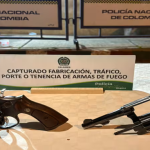 Capturan a tres hombres cuando pretendían comercializar armas de fuego en Suba