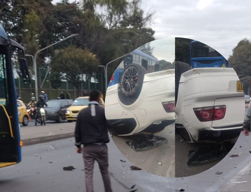 Grave accidente en Engativá deja dos motociclistas fallecidos