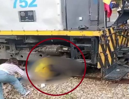 Domiciliario pierde la vida al ser arrollado por el tren en el norte de Bogotá