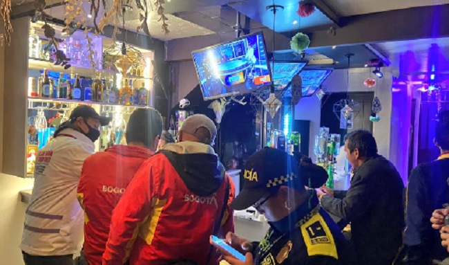 Operativo nocturno en Suba deja cierres temporales y comparendos a establecimientos por exceso de ruido