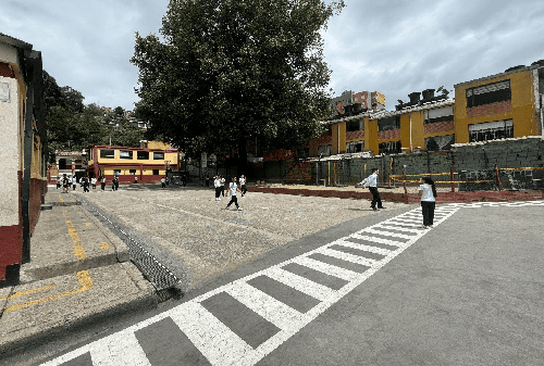 Alcaldía Local de Suba se une a Save the Children Colombia y Opella para entregar nuevo parque biosaludable en colegio distrital