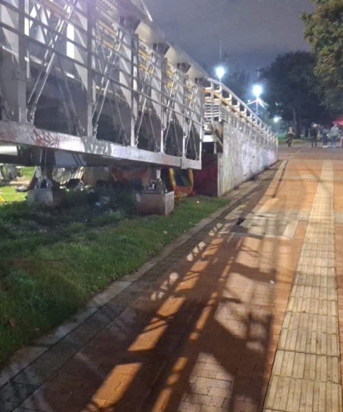 Nuevo puente peatonal en el barrio Lombardía en Suba, de solución a foco de inseguridad