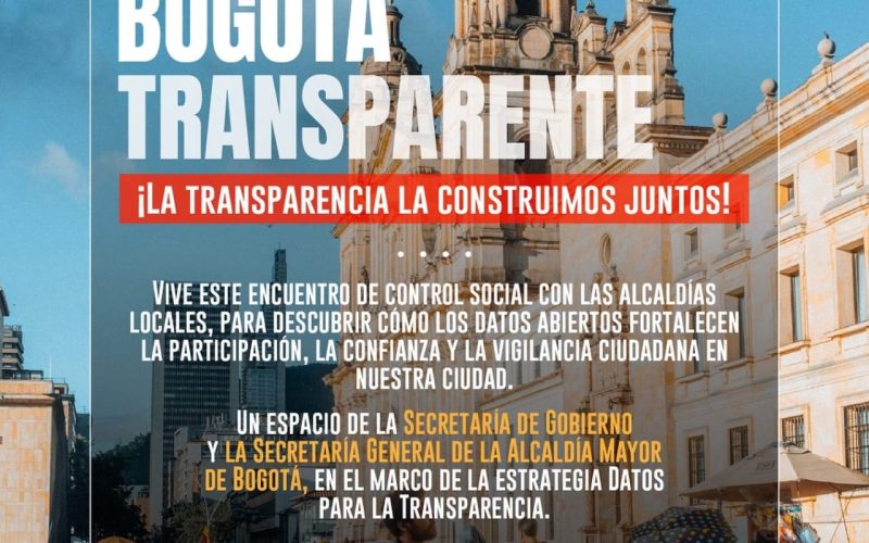 Ciudadanía y Alcaldía local de Suba se Unen en "Bogotá Transparente"