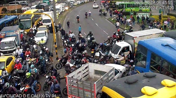 Atención: Siniestro vial afecta operación de TransMilenio en la carrera 91 con Av. Ciudad de Cali