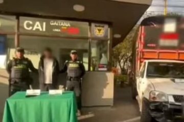 Intenso plan candado en Bilbao Suba: Capturado ladrón tras robar camioneta de estacas y enfrentarse a la Policía