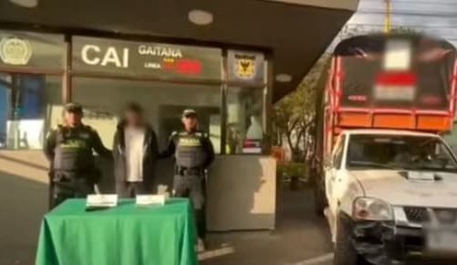 Intenso plan candado en Bilbao Suba: Capturado ladrón tras robar camioneta de estacas y enfrentarse a la Policía