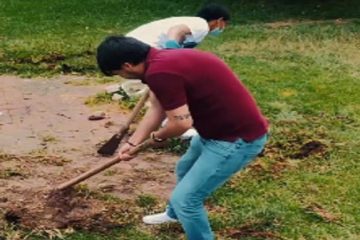 Alcaldía Local y residentes unen esfuerzos en jornada de embellecimiento en Campanella