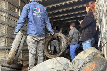 Suba se une por el ambiente: Gran jornada de ‘Llantatón’ para recolectar más de 1.000 neumáticos usados