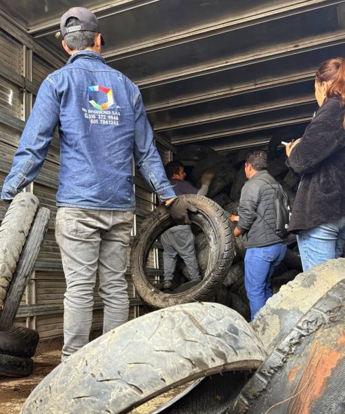 Suba se une por el ambiente: Gran jornada de ‘Llantatón’ para recolectar más de 1.000 neumáticos usados