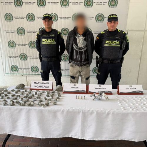 Con apoyo del Halcón, fue capturado un hombre dedicado al tráfico de estupefacientes en Ciudad Bolívar