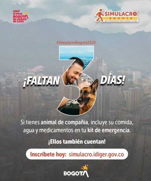¡Alerta de Prevención en Suba! Este miércoles sonará la alarma de emergencia: no olvide a su mascota