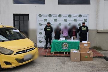 Tras persecución, policía recupera millonaria mercancía tecnológica en la localidad de Los Mártires centro de Bogotá