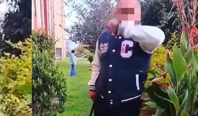 Indignación en Suba: hombre amenaza con matar a un perro con un palo en conjunto residencial de La Gaitana