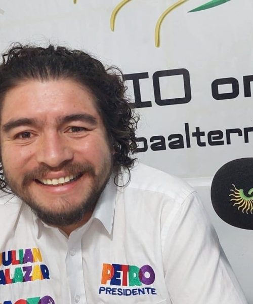 Julián Salazar, precandidato del Pacto Histórico, llama a votar y expone su visión de “Tres Gafas” para el Congreso
