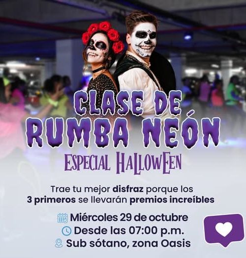 ¡La Rumba más brillante de Halloween llega al Centro Comercial Plaza Imperial! Este miércoles 29 de octubre