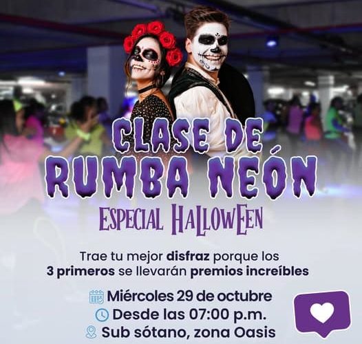 ¡La Rumba más brillante de Halloween llega al Centro Comercial Plaza Imperial! Este miércoles 29 de octubre