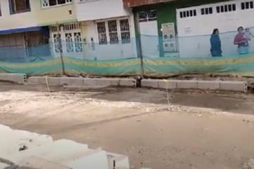 ¡Alerta en Bilbao! Residentes denuncian retrasos en obras viales que son responsabilidad de la Caja de la Vivienda Popular (CVP)