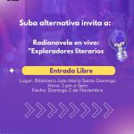 Suba Alternativa presenta radionovela en vivo este domingo en la biblioteca Julio Mario Santo Domingo