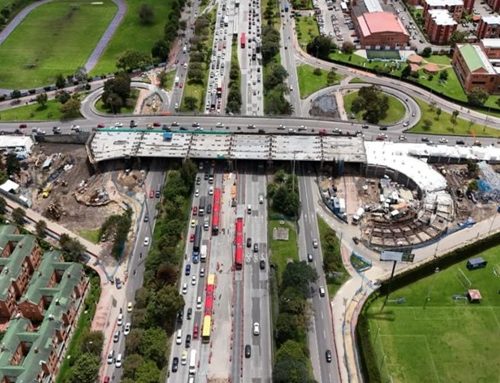 Construcción del puente vehicular de la calle 153 con autopista Norte alcanza un 62.49 % de avance
