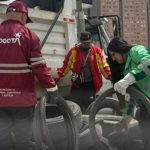 608 llantas en desuso recolectadas durante jornada de limpieza en Bosa, al sur de Bogotá