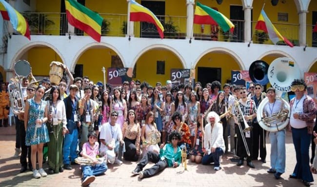 Villeta celebró los 50 años del Festival Departamental de Bandas con más de 1.300 músicos en escena