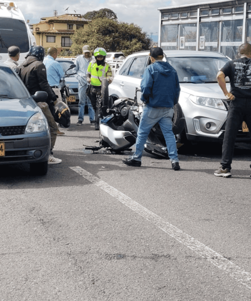 Cierre total en Avenida Suba: Siniestro Vial genera caos tras el final de la hora pico