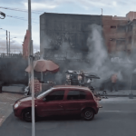 ¡Una pipeta de gas causó una grave explosión frente a la Clínica Los Nogales!